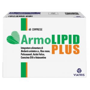 Confezione di Armolipid Plus, integratore a base di riso rosso fermentato