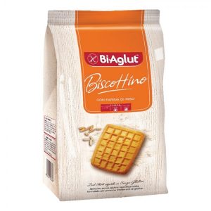Confezione di BiAglut Biscottino con farina di riso, biscotti senza glutine