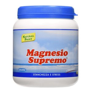 Confezione di Magnesio Supremo, integratore di magnesio citrato in polvere, Natural Point