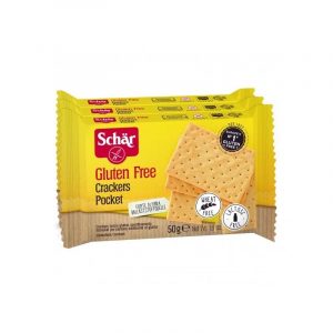 Confezione di Schär Crackers Pocket senza glutine, 3x50 g