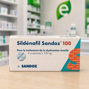 Confezione di Sildenafil Sandoz, il Viagra generico, prenotabile online con ritiro su ricetta in farmacia a Torino