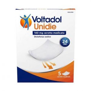 Confezione di Voltadol Cerotti, cerotti medicati antinfiammatori a base di diclofenac