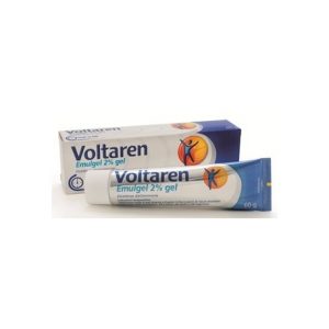 Tubo di Voltaren Emulgel 2%, gel antinfiammatorio a base di diclofenac